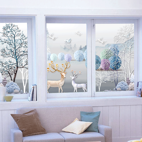 

custom grilles paper window stickers frosted sticker bathroom translucent opaque bathroom cellophane window electrostatic film