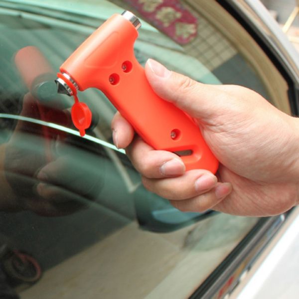 

useful safety hammer glass breaker hammer seat belt cutter emergency safety life-saving tools