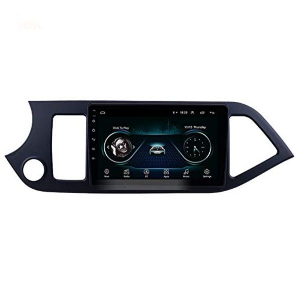 

2din 9 inch android 9.0 car radio for 2011 2012 2013 2014 kia picanto morning head unit support bluetooth wifi