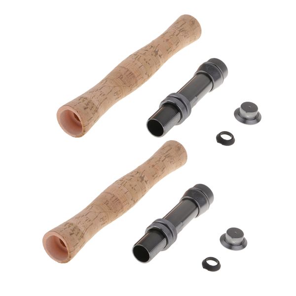 

2 sets cork fly fishing rod handle