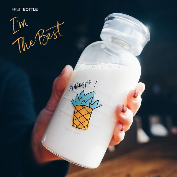 

cartoon glass cup hand cute funny cup small mini korean student cup drinkware female portable milk bottle hand warmer water bottles kettle