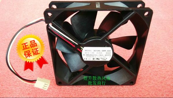 Orijinal 9025 3610kl-04W-B39 DC 12V 0.20a üç telli taşıyıcı / güç kaynağı 9 cm soğutma fanı