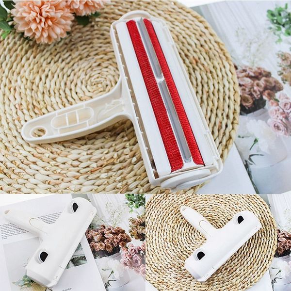 

hair remover 2-way pet roller removing dog cat hair from furniture self-cleaning lint pet hair remover one hand operate lint rollers brush