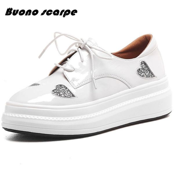 

new concise casual sweet comfortable shoes spring summer round toe thick bottom women flat shoes bling bling patent leather shoe, Black