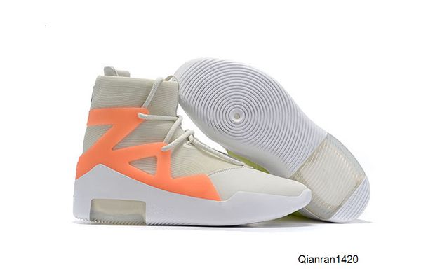 

2020 new fear of god 1 air frosted spruce orange pulse for men basketball shoes trainer sport sneaker size 40-46