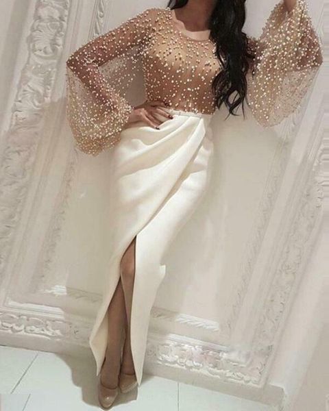 

women's dresses fashion new ladies beaded patchwork slit long puff sleeve ruffled party long dress, Black;pink