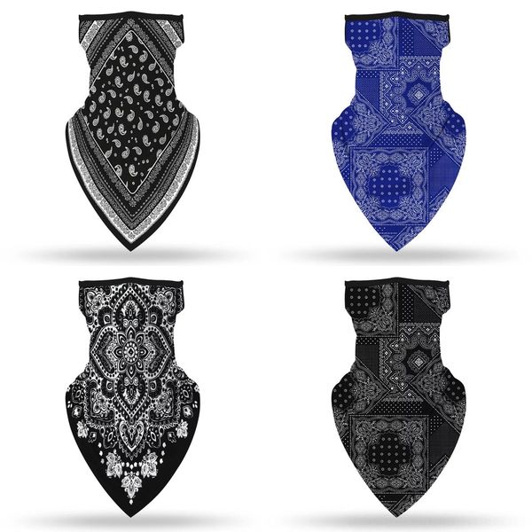 

xxwam 3d cycling headscarf neck scarf motorcycle shield masks windproof uv headband skull face ciclismo face bandana scarfs, Black