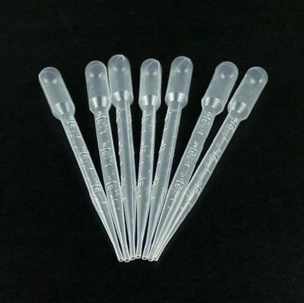 Pipette Pasteur in plastica usa e getta da 1000 x 5 ml all'ingrosso Pipette di trasferimento in scala da 5 cc