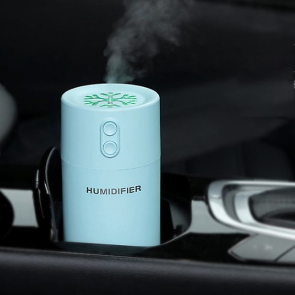 

snowflake night light usb sound off mini abs usb charging decorative air humidifier home office car decoration