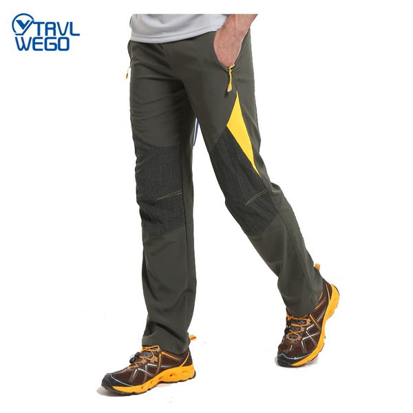 

trvlwego bicycle ridding mountain running trekking camping outdoor pants shorts wear men quick dry summer patchwork fishing, Black;green
