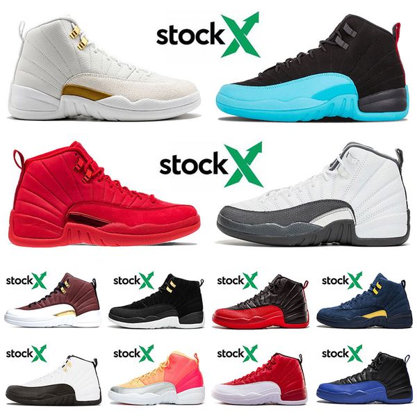 

air&nbspretro&nbspjordan 12 12s xii basketball shoes for men dark grey new jumpman 23 trainers white gym red gamma blue sports sneakers