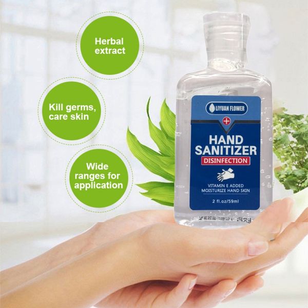 

59ml disposable antibacterial hand sanitizer gel sterilization desinfectante hand soaps gel travel portable no-wash
