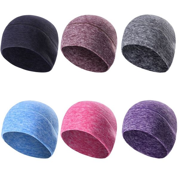 

winter bike helmet cap motorcycle windproof cap outdoor riding ski cold warm fleece hood, Black