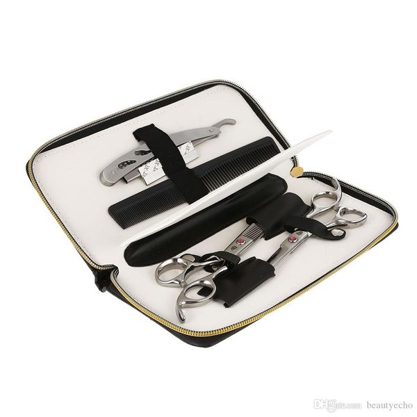 Professional Hair Scissors Set Hairdressing Tools Cutting Thinning
