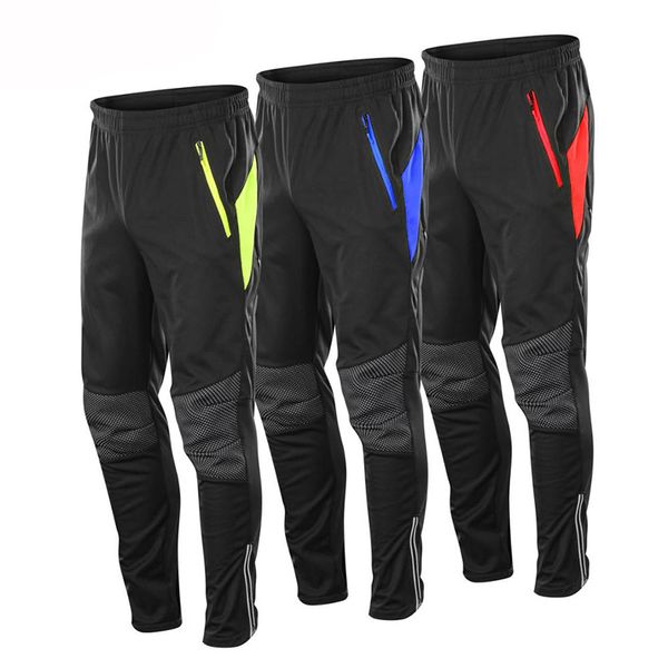 

sports pants winter men thermal fleece running cycling waterproof pants windproof breathable sports outdoor trousers for male, Black;blue
