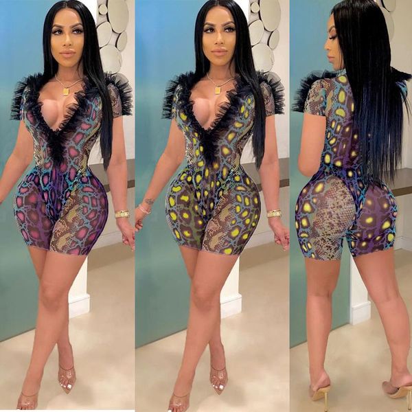 

summer women 's set full flare sleeve leopard print crop and bodycon skirt suit two piece set tracksuit stretch outfits s-2xl, Gray