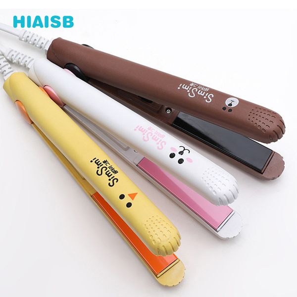 

мини профессиональный выпрямитель для волос инструмент для укладки путешествия плоский утюг мини волосы борода гребень выпрямитель керамичес