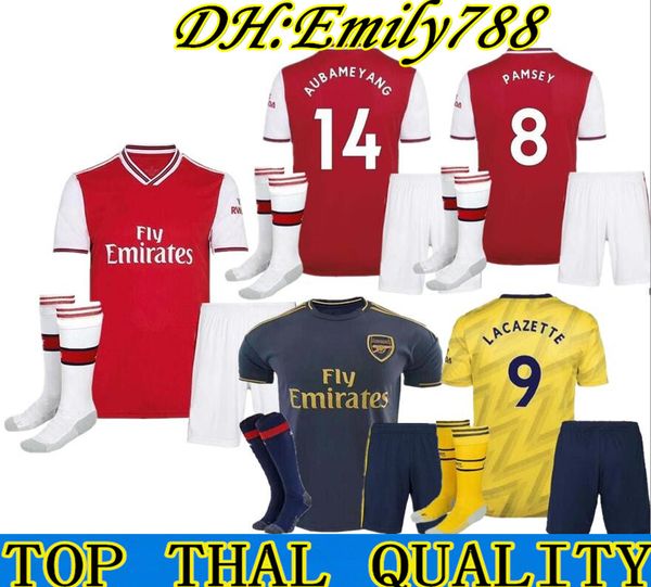 

kit soccer jersey 19 20 wilshere ramsey suarez 2019 2020 camiseta de futbol football kit shirt uniforms maillot de foot third, Black;yellow