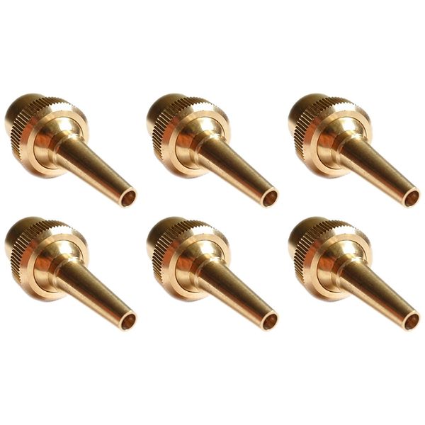 

6pcs 1/2 inch dn15 brass fountain nozzle adjustable direction jet water spray head