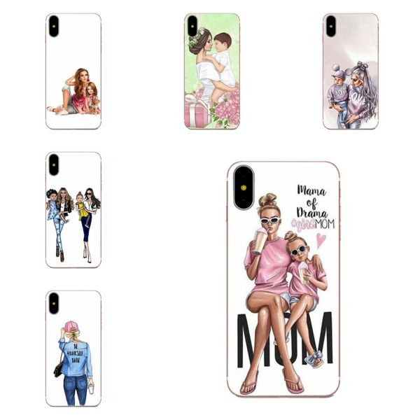 

custom for galaxy j1 j2 j3 j330 j4 j5 j6 j7 j730 j8 2015 2016 2017 2018 mini pro soft cell phone shell мама и девочка