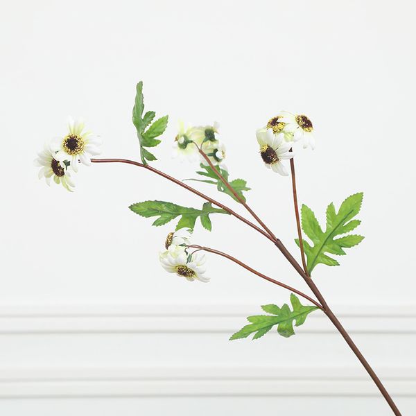 

12 heads diy artificial daisy silk flower sunflower heads for wedding party home