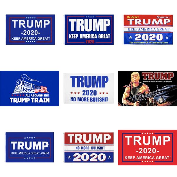 

5 styles trump 2020 flag donald trump flag keep america great donald for president campaign banner 90*150cm garden flags hh7-1977 #265