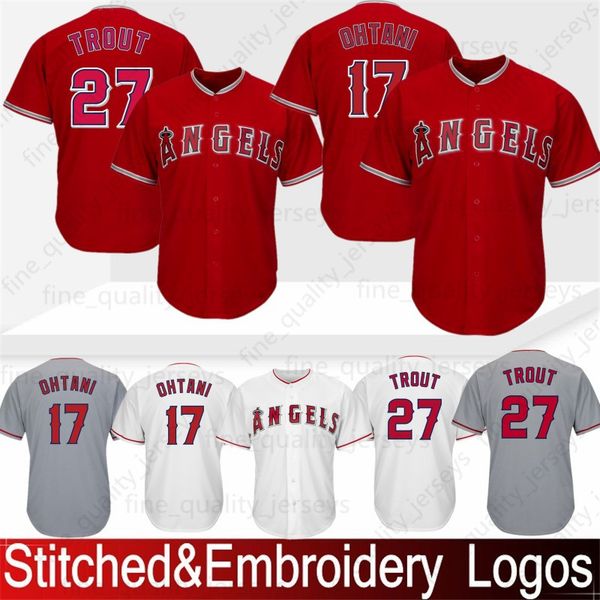 

27 Mike Trout 28 Nolan Arenado Los Angeles Ange 17 Shohei Ohtani Jersey Mens stitched In Stock Baseball Jerseys