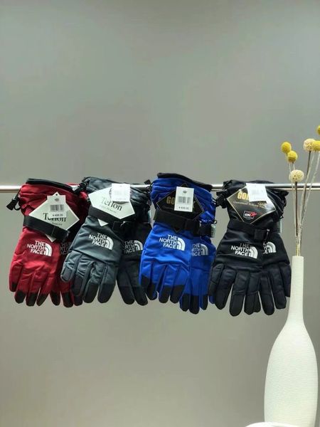 

winter the north warm waterproof windbreak skiing hiking men women driving cycling ride sport face outdoor gloves, Black