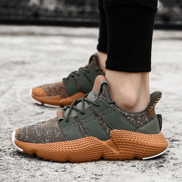 

men casual shoes breathable autumn summer mesh brand lace-up male sneakers lightweight adults fashion trend drop shipping t200110, Black