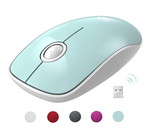 

wireless mouse(battery included), v8 2.4g ultrathin silent travel mouse with nano receiver 1500 dpi precise control for notebook computer pc