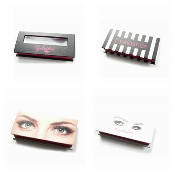 

empty magnetic eyelash package box cardboard magnetic box packaging false eyelashes packaging fake eye lashes package box 100pcs/set rra916