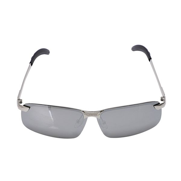 

men's fashion polarized driving sunglasses anti-glare outdoor sports uv glasses water silver