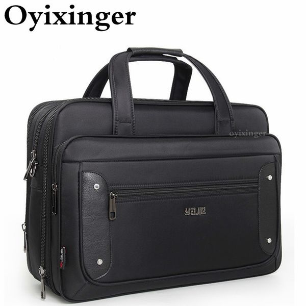 

large capacity business men briefcase male handbags lapbags 17 inches oxford crossbody travel bag sac homme bandolera hombre