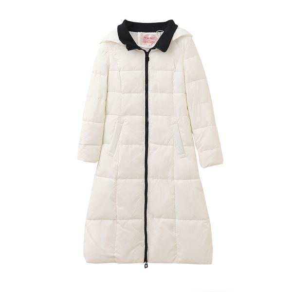 

outwear women overcoats warm women's parkas thicken winter hooded jackets ladies coats casual long parka female plus size, Black