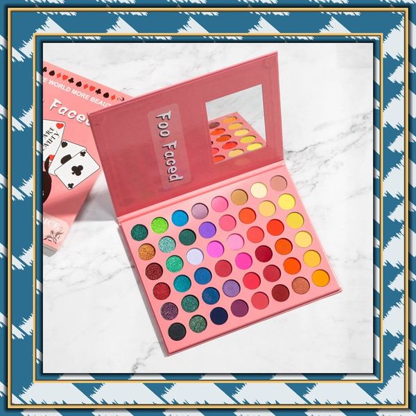 

beauty glazed 48 colors eyeshadow palette makeup charm pink cartoon high pigmented eye shadow make up cosmetics with mirror