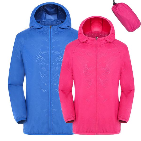 

mountainskin men's women's quick dry hiking jacket waterproof sun uv protection coats outdoor sports fishing skin jackets, Blue;black