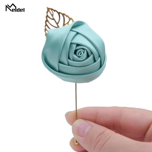 

meldel wedding boutonniere men brooch pins prom corsage ceremony flower white wedding boutonniere groom buttonhole girl flower ntpbe, Black;gray