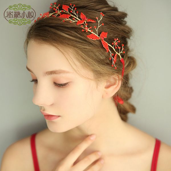 

свадебная вечеринка из бисера жемчужный подарок женщина леди алмаз цветок лист волос украшения для невесты актерского начала выпускной yy-13, Slivery;golden