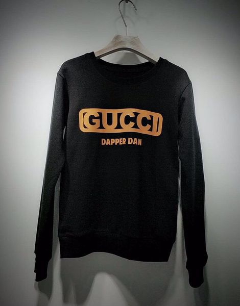 

мужская дизайнер толстовка свитер весна осень марка толстовка для мужской бренд толстовка леопард терри мода стиль прохладный мужская роскош, Black