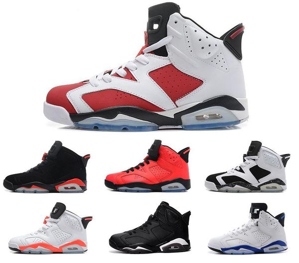 

мужская баскетбольная обувь 6 дешевые олимпийские красный черный инфракрасный кармин кроссовки спортивная обувь для онлайн-продажи бесплатна