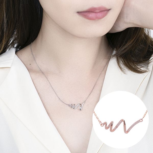 

necklace for women with s925 sterling silver necklace with zircon jewelry accessories wholesale a246