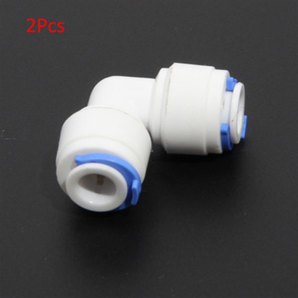 

1/4" push fit pipe tube fittings unit elbow l shape ball aquarium water purifier connector reverse osmosis #0123