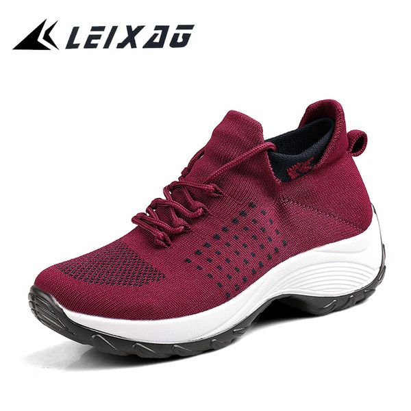 

leixag women running sport shoes breathable trainers sneakers outdoor ladies walking shoes lace up jogging sneakers footwear