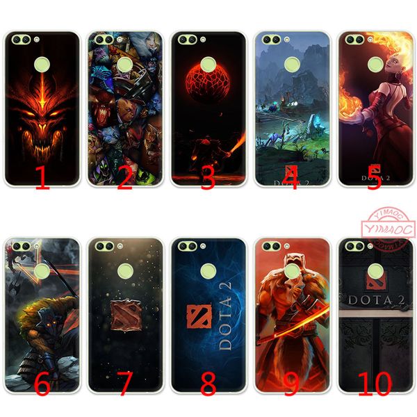 Dota 2 Logo Game Soft Silicone Tpu Case For Huawei Honor 7a 2gb Pro 7c 7x 8 9 10 Lite Cover Cell Phone Case Covers Uncommon Cell Phone Cases From