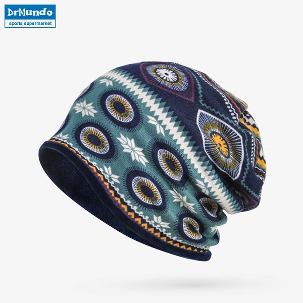 

men ski face mask soft warm winter windproof ear protectors head knitted cap snow bib dual-use women bonnet hat mask scarf