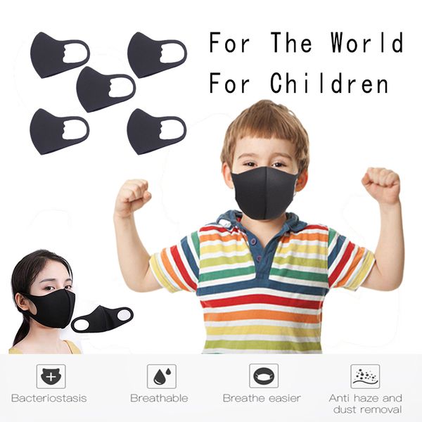 

5 шт маска для рта для детей взрослых pm 2.5 маска воздушный антипылевой фильтр лицо многоразовый тонкий смог защитный респиратор