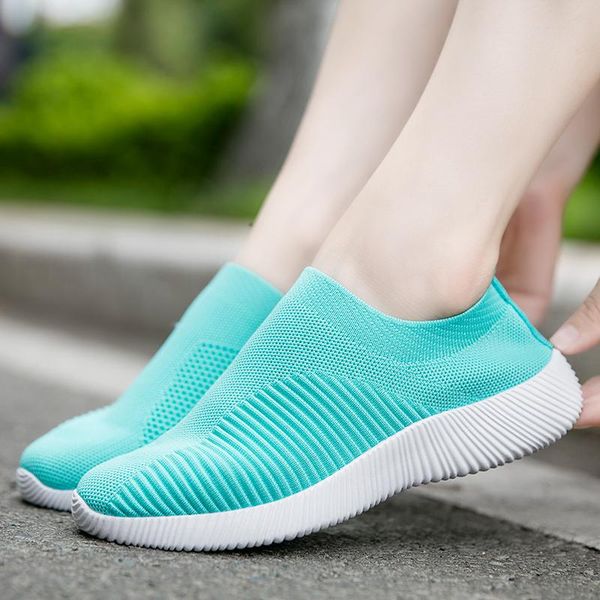 

with box women sneakers plus size shoes female spring mesh vulcanized ladies fashion casual breathable flat walking footwear, Black