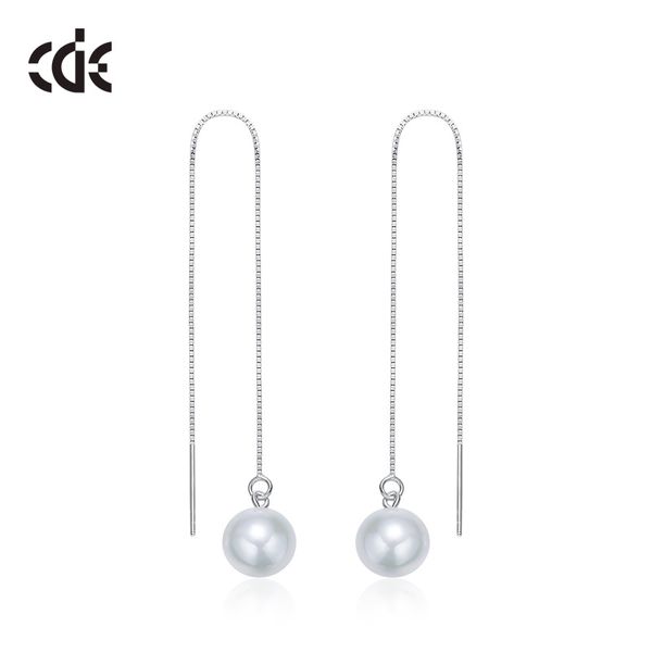 

свадьба серебро s925 жемчужные бусины подарок женщине леди ювелирные изделия с бриллиантами серьги для невесты актерского начала выпускной c, Golden