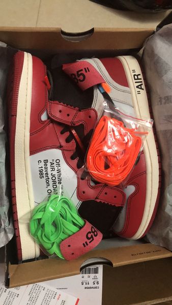 

OFF 1S красных черные 1 белого Чикаго UNC женщины Mens Basketball обувь высокого качества воздух 1S конструктора тапок AQ0818-148 US5.5-11