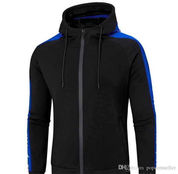 

autumn mens designer jackets cashmere hooded cotton casual long sleeve jacket outdoor running outerwear mens new fashion jacket, Black;brown